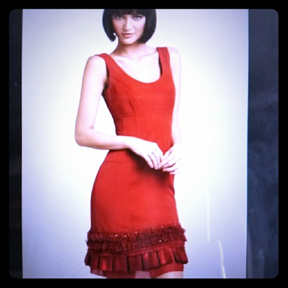 St. Valentine's Day! Red Aysha Dress  Size 6